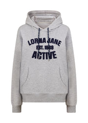 Lorna Jane Active Club Hoodie - Grey Marl