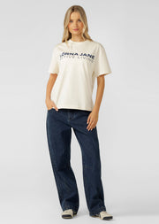 Lorna Jane Active Living T-Shirt - Cream