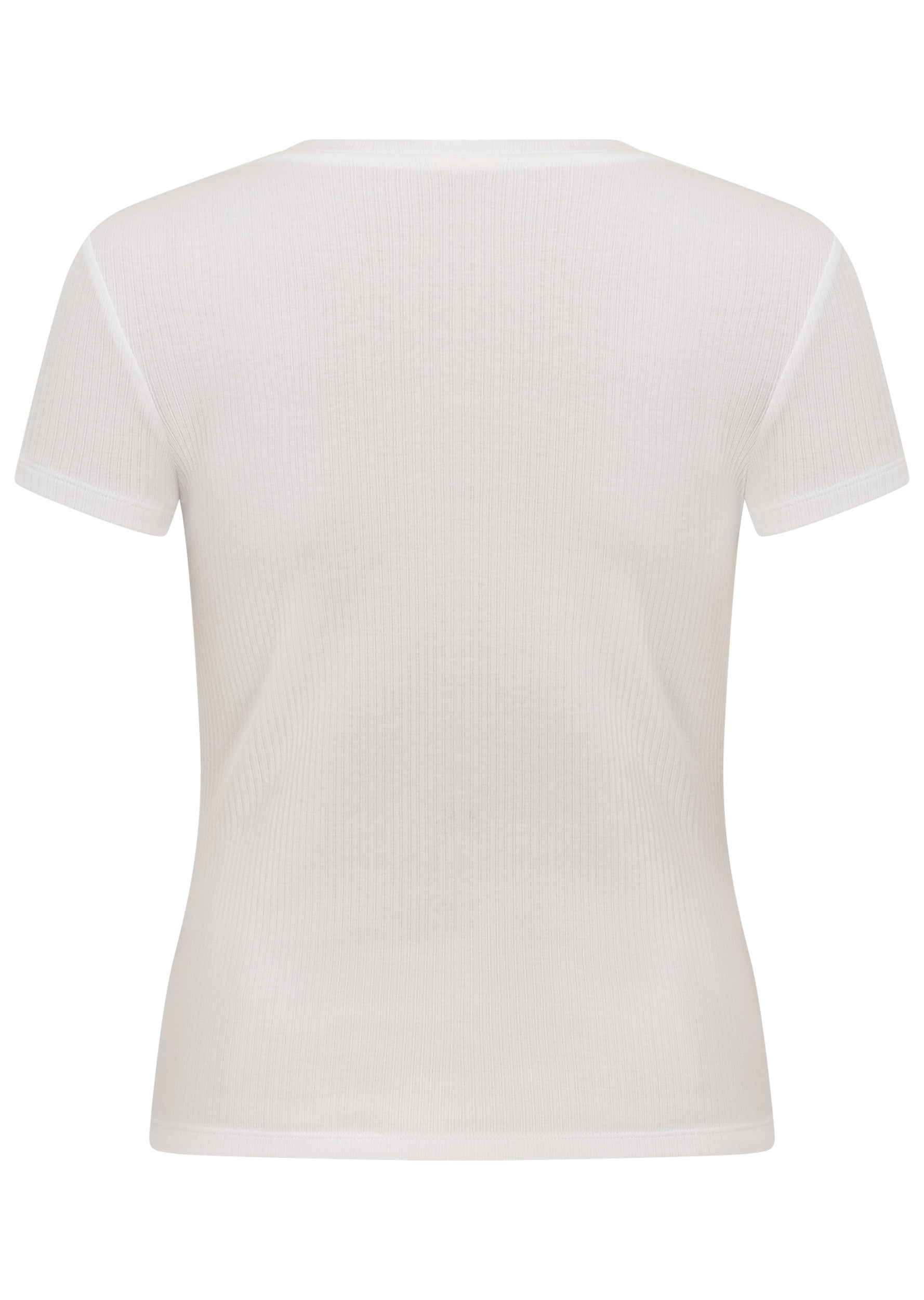 Lorna Jane Everyday Comfort Slim Rib T-Shirt - White