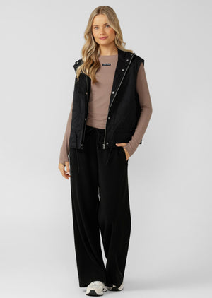 Lorna Jane Cloud Nine Relaxed Track Pants - Black
