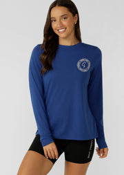 Lorna Jane parkrun Long Sleeve Top - Storm