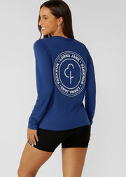 Lorna Jane parkrun Long Sleeve Top - Storm