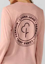 Lorna Jane parkrun Long Sleeve Top - Wisteria Pink
