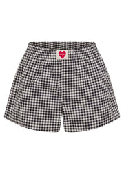 Lorna Jane Sweet Gingham Check Sleep Shorts - Sweet Gingham Check Print