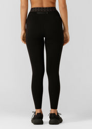 Lorna Jane High Definition Zip Pocket Full Length Leggings - Black