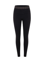 Lorna Jane High Definition Zip Pocket Full Length Leggings - Black