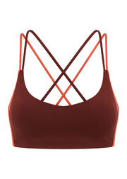 Lorna Jane Mindful Movement Sports Bra - Merlot
