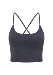 Lorna Jane Campus Classic Bra Tank Combo - Midnight Marl