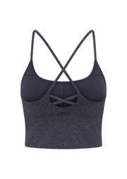Lorna Jane Campus Classic Bra Tank Combo - Midnight Marl