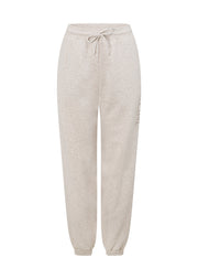 Lorna Jane Lounge Fleece Trackpants - Oat Marl