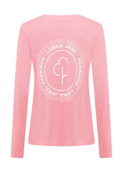 Lorna Jane parkrun Long Sleeve Tee - Strawberry Lemonade