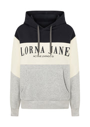 Lorna Jane Championship Oversized Fleece Hoodie - Multi