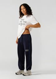 Lorna Jane Warm Up Track Pants - French Navy