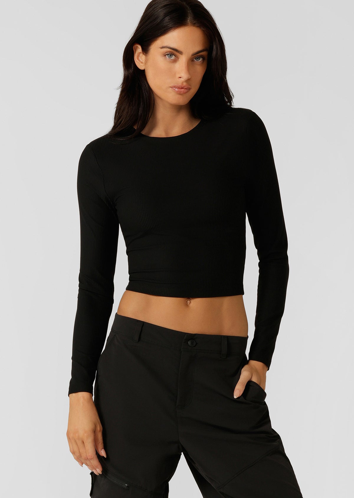 Lorna Jane Irresistible Long Sleeve Bra Combo - Black