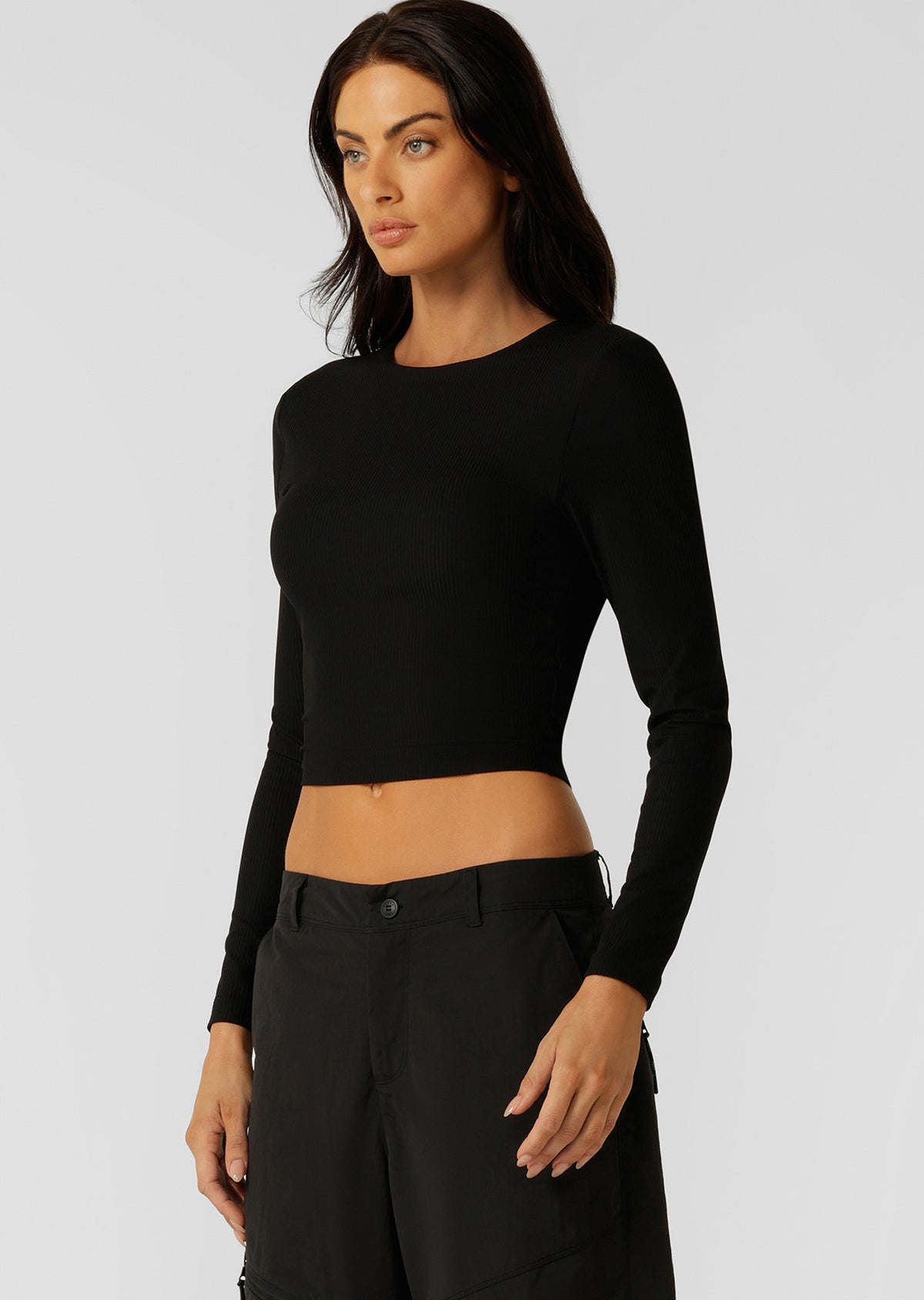 Lorna Jane Irresistible Long Sleeve Bra Combo - Black