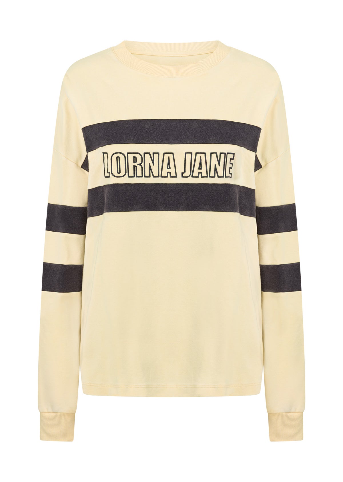 Lorna Jane Throwback Oversized Sweat - Buttermilk