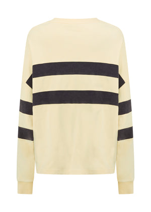 Lorna Jane Throwback Oversized Sweat - Buttermilk
