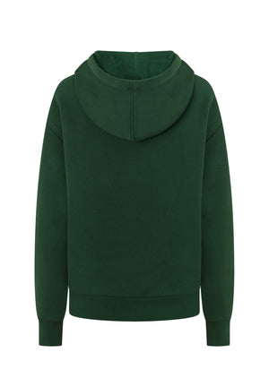 Lorna Jane Sports Club Fleece Hoodie - Dark Green