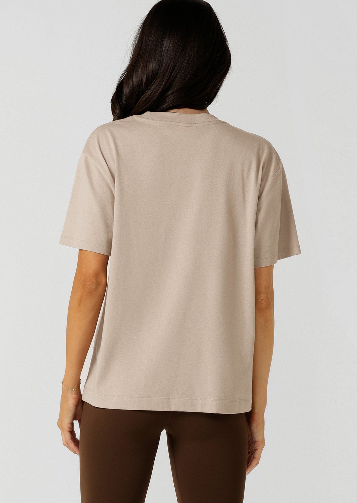 Lorna Jane Lorna Logo T-shirt - Latte