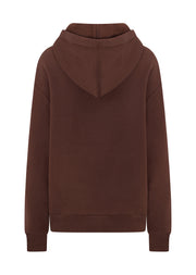 Lorna Jane Lounge Fleece Hoodie - Espresso