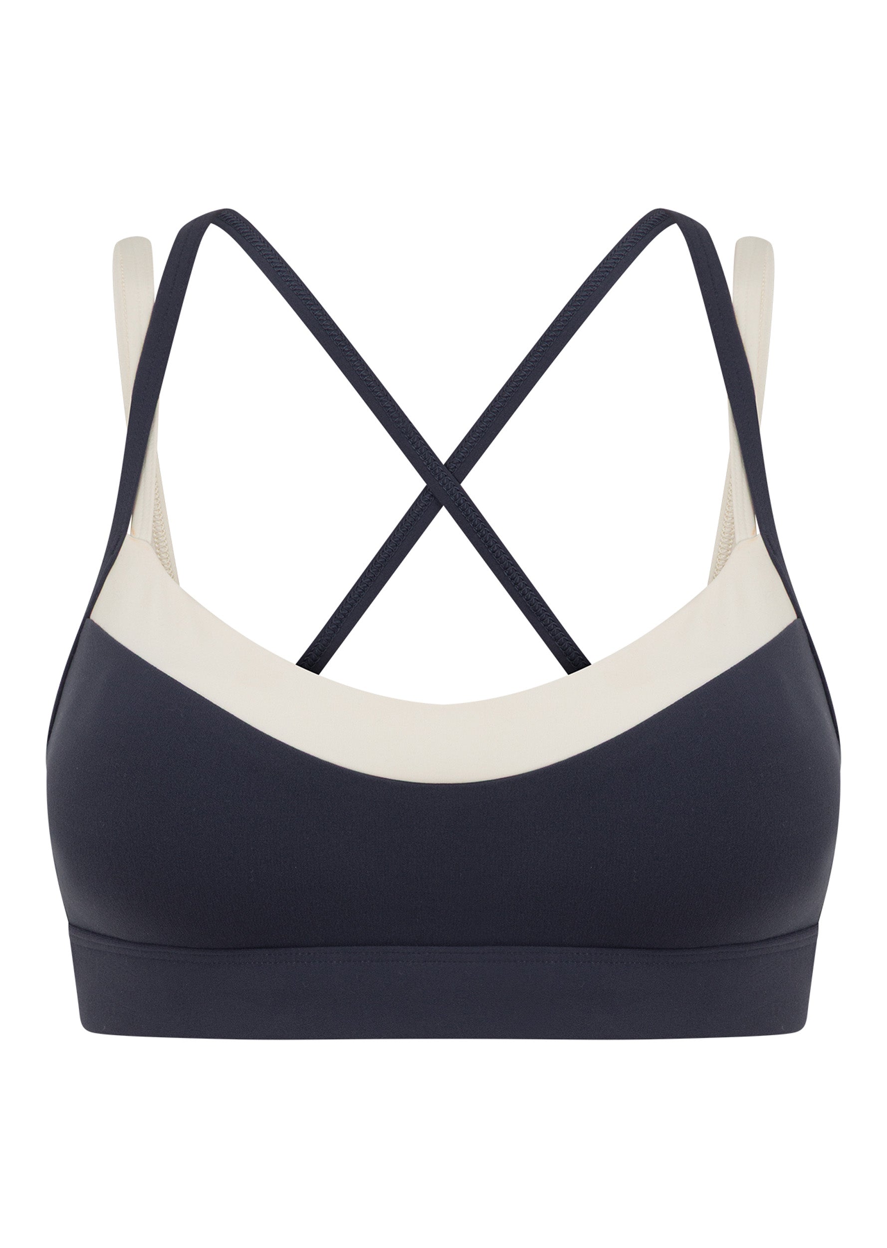 Lorna Jane Half Time Sports Bra - Platinum Navy