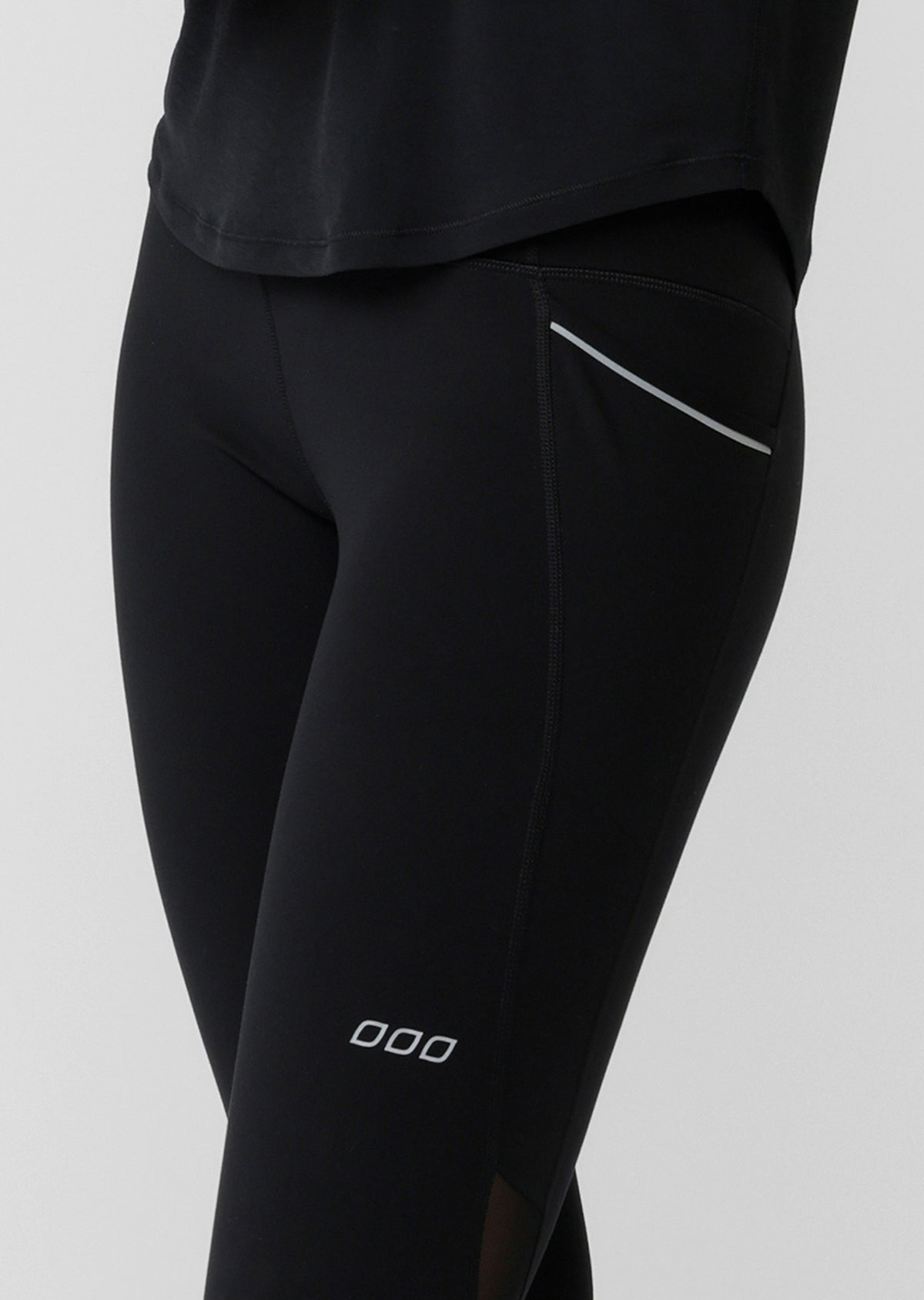 Lorna Jane Peak Performance 3 Pocket Ankle Biter Leggings - Recycled Black