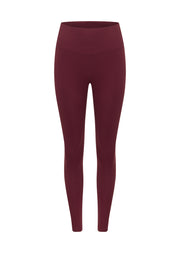 Lorna Jane Irresistible Rib Full Length Leggings - Cranberry
