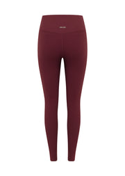 Lorna Jane Irresistible Rib Full Length Leggings - Cranberry