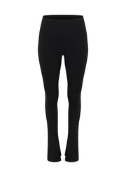 Lorna Jane Split Hem Full Length Leggings - Recycled Black