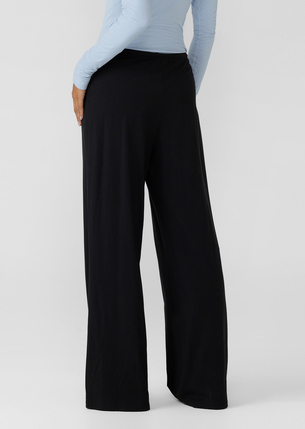 Lorna Jane Luxe Lounge Wide Leg Pants - Black