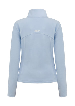 Lorna Jane Amy Polar Fleece Zip Through Jacket - Petal Blue