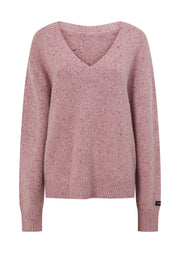 Lorna Jane Fairway Knit Jumper - Lush Pink Marl