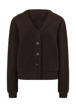 Lorna Jane Field Teddy Cardigan - Volcano