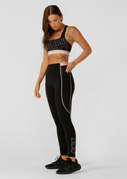 Lorna Jane Break Line Full Length Leggings - Black
