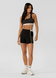 Lorna Jane Break Line 12cm Bike Shorts - Black