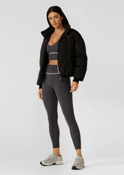 Lorna Jane Unwind No Ride Ankle Biter Leggings - Dark Titanium