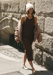 Lorna Jane On The Move Maxi Dress - Espresso