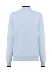 Lorna Jane Alpine Club 1/2 Zip Knit Jumper - Toulouse Blue
