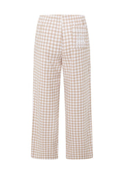 Lorna Jane Flannel Lounge Pants - Latte Check