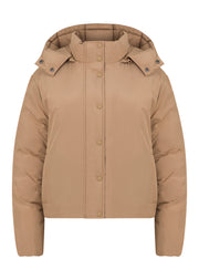 Lorna Jane Winter Warmth Puffer Jacket - Sand Dune