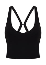 Lorna Jane Move Well Bra Tank Combo - Recycled Black