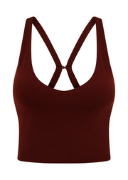 Lorna Jane Move Well Bra Tank Combo - Dark Ruby
