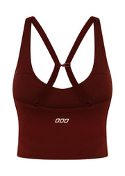Lorna Jane Move Well Bra Tank Combo - Dark Ruby