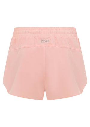 Lorna Jane Limited Edition Lightspeed Phone Pocket Run Shorts - Pale Peach