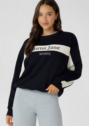Lorna Jane Heritage Sports Sweat - Midnight Blue