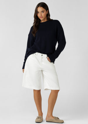 Lorna Jane Coastline Knit Jumper - Midnight Blue