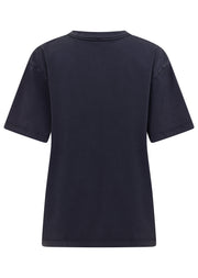 Lorna Jane Victory Washed T-Shirt - Washed Midnight Blue