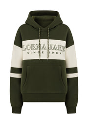 Lorna Jane Clubhouse Panelled Hoodie - Luxury Green
