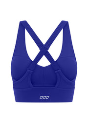 Lorna Jane Qualify Longline Sports Bra - Magnetic Blue