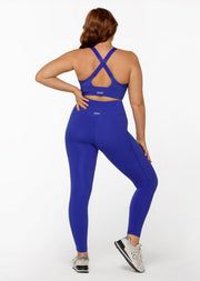 Lorna Jane Qualify No Chafe Full Length Leggings - Magnetic Blue